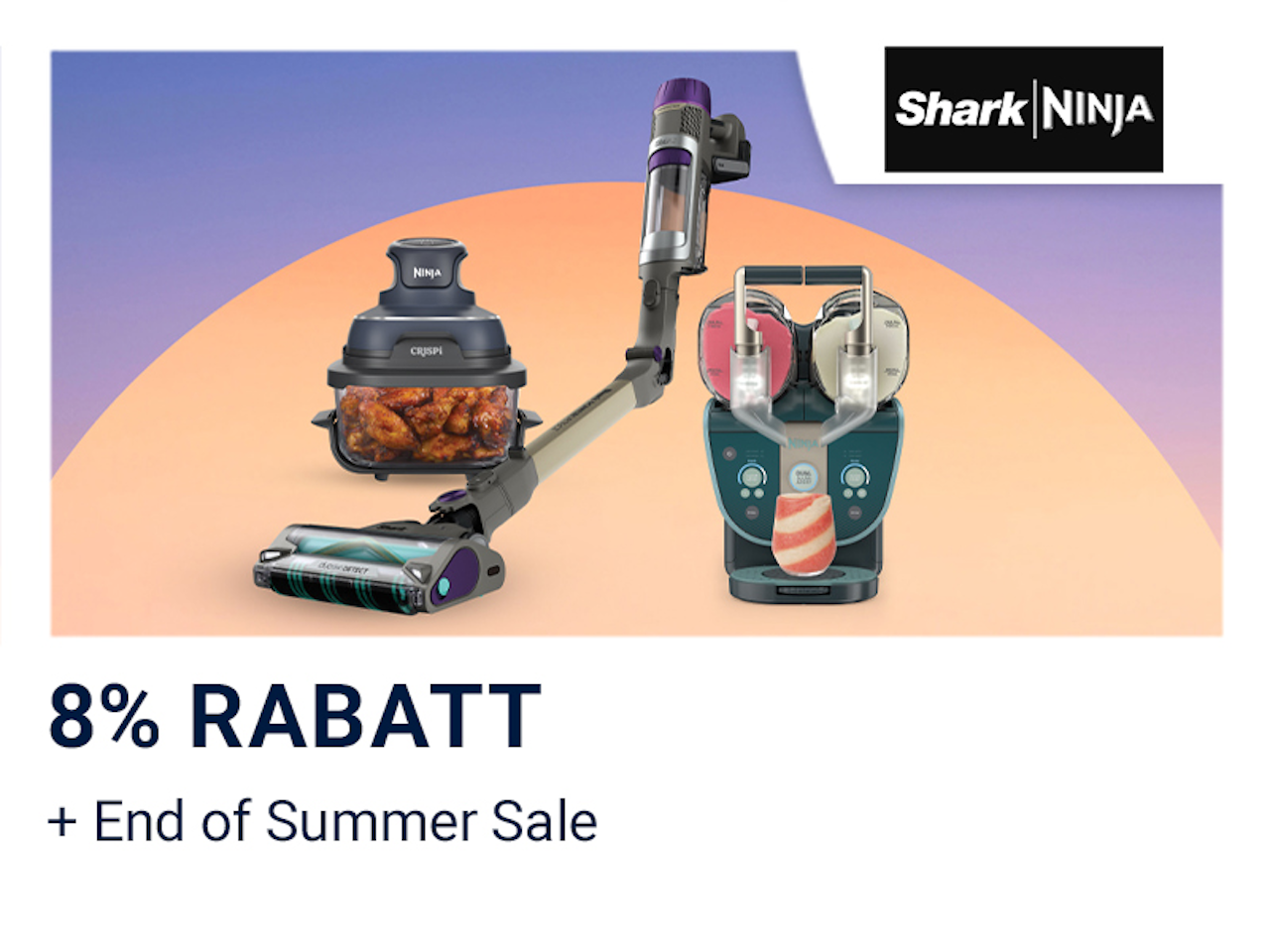 8% Rabatt bei Shark/Ninja