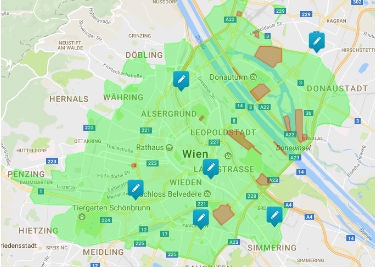 Auch fürs Business eine super Lösung: DriveNow Innerhalb des Geschäftsgebiets könnt ihr überall Fahrzeuge abstellen und ausleihen