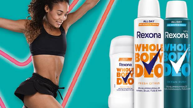 Rexona Whole Body Deo - 100% Cashback