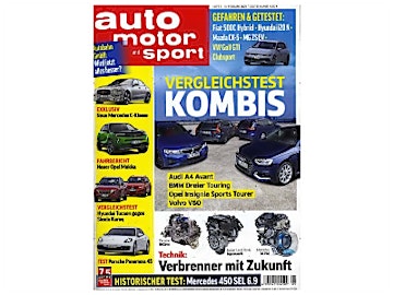 26 Hefte "auto motor sport" für 124,80€ + 110€-Amazon.de-Gutschein