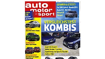 26 Hefte "auto motor sport" für 124,80€ + 110€-Amazon.de-Gutschein