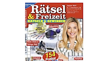 3 Ausgaben "Rätsel & Frezeit" für 6,90€ + 5€-Amazon.de-Gutschein