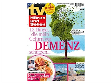 1 Jahr "tv Hören und Sehen" für 124,80€ + 115€-Amazon.de-Gutschein