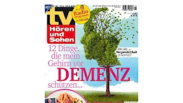 1 Jahr "tv Hören und Sehen" für 124,80€ + 115€-Amazon.de-Gutschein