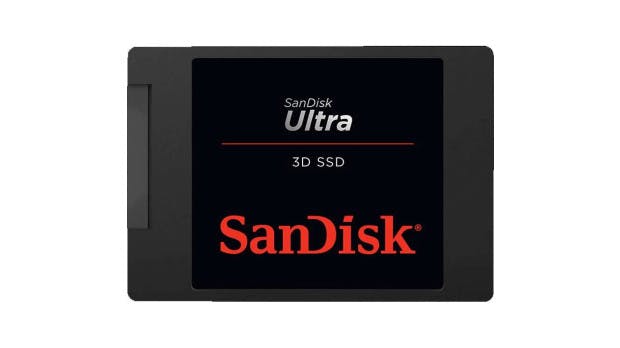 SANDISK Ultra® 3D Festplatte, 2 TB SSD SATA 6 Gbps, 2,5 Zoll für 139€