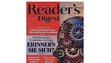 12 Monate "Reader's digest" für 67€ + 50€ Prämie