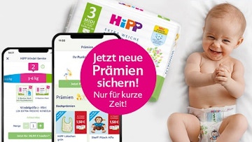 HiPP Windel App downloaden und Prämien sichern