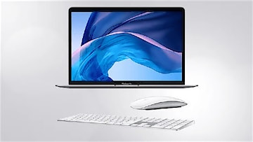 MacBook Air + Tastatur + Maus zu gewinnen