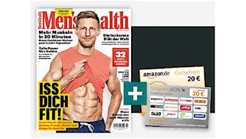 5 Ausgaben "Men's Health" für 30€ + 20€ Prämie
