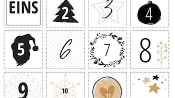 Last-Minute-Kalender erstellen mit kostenloser Zahlen-Druckvorlage