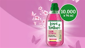 Nachhaltiges Love Nature Waschmittel ausprobieren!