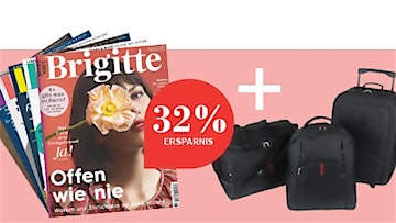 6x "Brigitte" für 15,50€ + Reisetaschen-Set