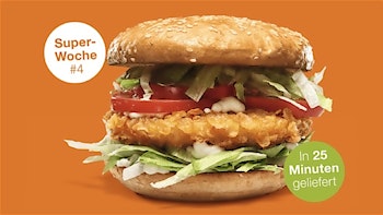 Burgerme Super-Wochen: Chrunchy Chicken Burger für nur 5€