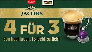 Jacobs - 4 für 3 Aktion