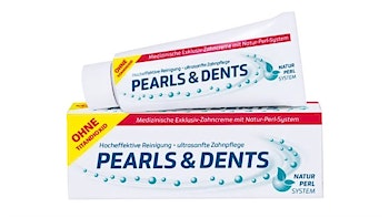 Gratisprobe Pearls & Dents Zahncreme in mea-Apotheken