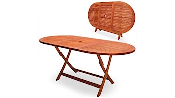 Großer Gartentisch aus Akazienholz für 79,95€ inkl. Versand