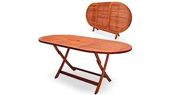 Großer Gartentisch aus Akazienholz für 79,95€ inkl. Versand