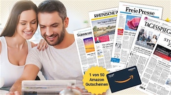Zweiwöchiges Gratis-Abo regionaler Tageszeitung + Gewinnspielchance