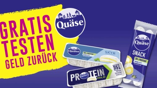 Quäse gratis testen!