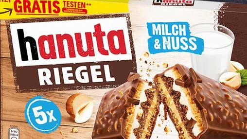 duplo Chocnut & hanuta Riegel - gratis testen