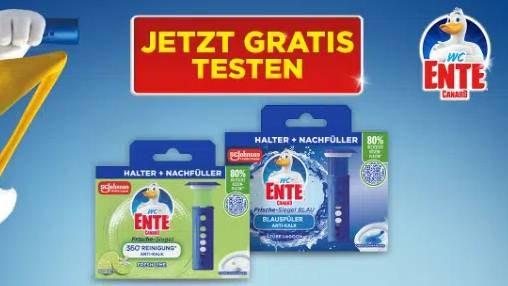 WC Ente Frischesiegel - gratis testen